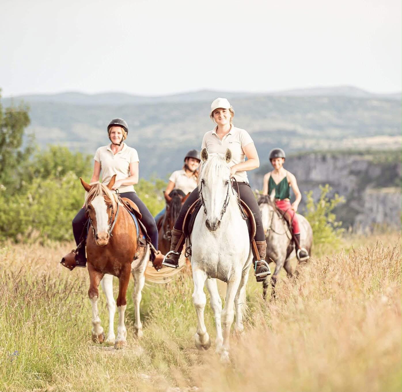 Balade à cheval sur le Causse de Blandas